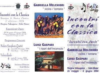 Manifesto Pubblicitario Incontri con la Classica 2003