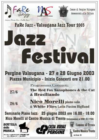 Manifesto Pubblicitario Incontri con la Classica 2003